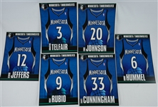 Minnesota Timberwolves Locker Room Nameplates