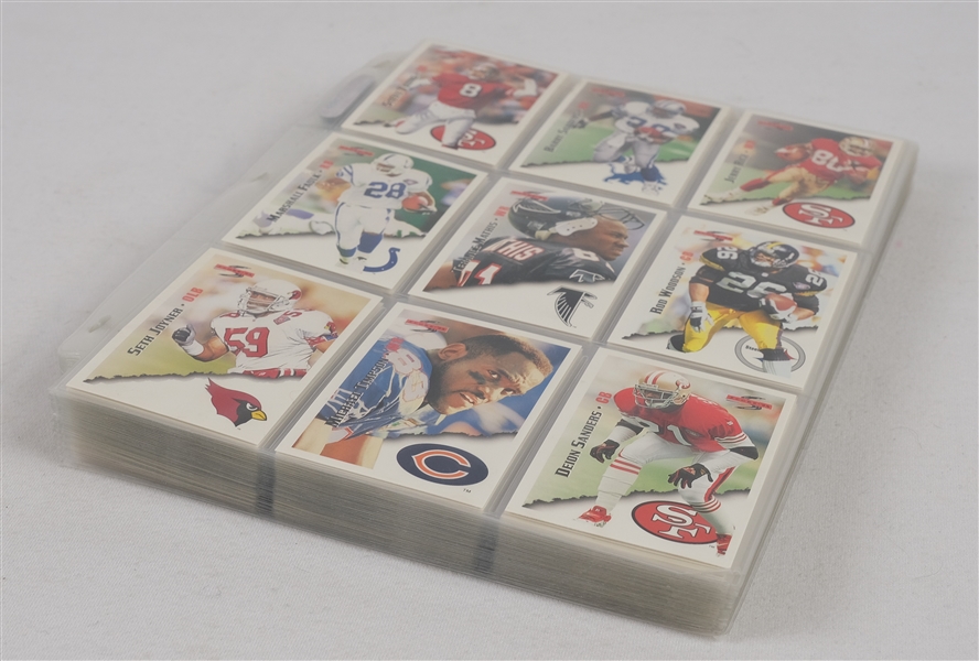 Vintage 1995 Pinnacle Football Card Set 