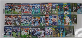 Vintage 1995 Collector's Edge Football Card Set  