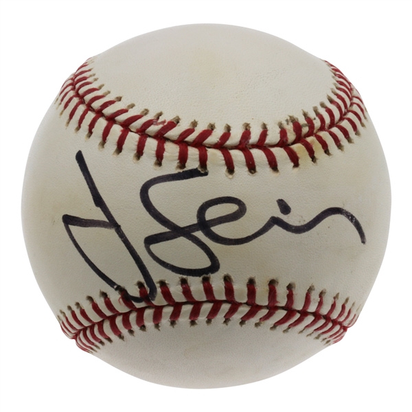 Jerry Seinfeld & Keith Hernandez Dual Signed Baseball JSA