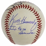Jerry Seinfeld & Keith Hernandez Dual Signed Baseball JSA