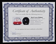 Rod Carew 1977 Game Used & Autographed Batting Helmet w/John Taube J.T. Sports & JSA LOA