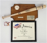 Paul Molitor 1976 All-American Award Plaque & Autographed Card w/ Player Provenance