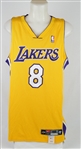 Kobe Bryant Autographed 1999-2000 Los Angeles Lakers Pro Cut Home Gold Jersey PSA/DNA & Beckett
