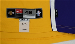 Kobe Bryant Autographed 1999-2000 Los Angeles Lakers Pro Cut Home Gold Jersey PSA/DNA & Beckett