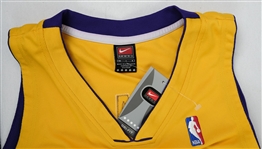 Kobe Bryant Autographed 1999-2000 Los Angeles Lakers Pro Cut Home Gold Jersey PSA/DNA & Beckett