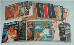Vintage Collection of 1970s Playboy Magazines