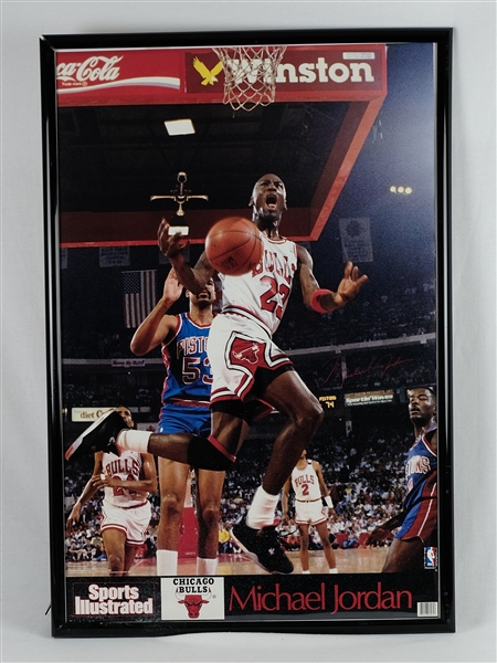 Michael Jordan Original 24x36 Sports Illustrated Chicago Bulls Poster
