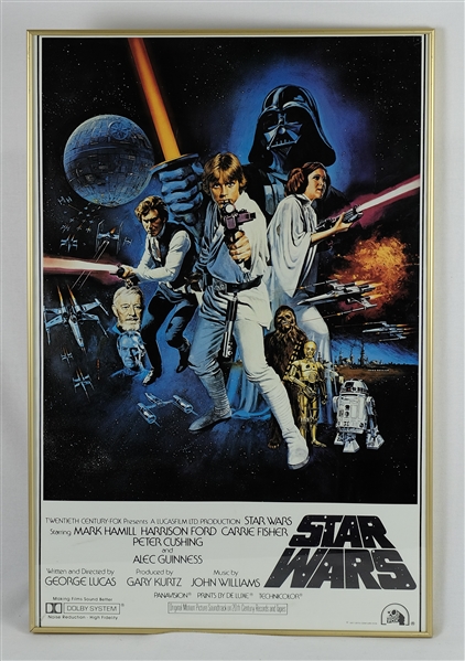 Star Wars 1977 Original 24x36 Movie Poster