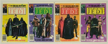 Lot of 4 Vintage  Star Wars - Return of the Jedi Comic Books