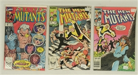 Lot of 3 Vintage New Mutants Comic Books