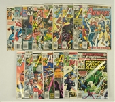 Collection of 16 Vintage Comic Books w/The Avengers & Captain America