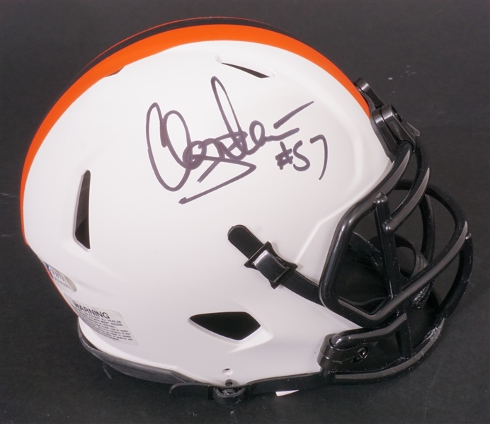 Clay Matthews Jr. Autographed Cleveland Browns Mini Helmet Beckett