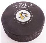 Evgeni Malkin Autographed Penguins Logo Puck