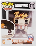 Baker Mayfield Autographed Cleveland Browns Funko Pop Beckett