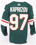 Kirill Kaprizov 2020-21 Minnesota Wild Game Used Rookie Jersey w/Team LOA & Photo Matched to Career Goals #11 #15 & #16