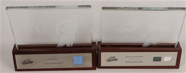 George Brett & Donovan McNabb Game Used Limited Edition Jersey Display