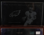 George Brett & Donovan McNabb Game Used Limited Edition Jersey Display