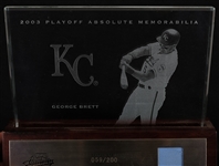 George Brett & Donovan McNabb Game Used Limited Edition Jersey Display