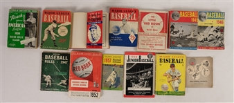 Lot of 13 Vintage Baseball Books