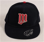 Kirby Puckett 1994 Minnesota Twins Game Used & Autographed Hat w/John Taube J.T. Sports LOA  