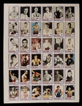 Vintage 1985 Big League Cards Olympic Set Uncut Sheet