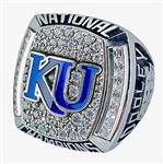 Kansas Jayhawks 2008 National Championship NCAA Basketball Ring 