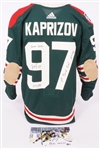 Kirill Kaprizov 2021-22 Minnesota Wild Game Used Signed & Inscribed Winter Classic Jersey Used For 1st Period Goal 