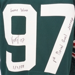 Kirill Kaprizov 2021-22 Minnesota Wild Game Used Signed & Inscribed Winter Classic Jersey Used For 1st Period Goal 