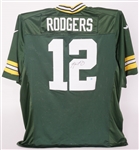 Aaron Rodgers Autographed Green Bay Packers Authentic Jersey Steiner