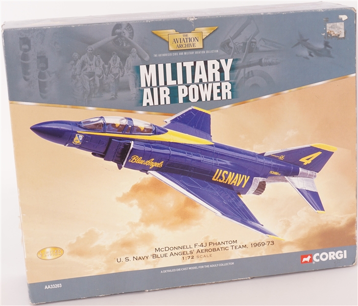 Vintage Blue Angels Model Plane
