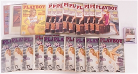 Vintage Collection of 1979 & 1984 Playboy Magazines w/ 2 Autographs