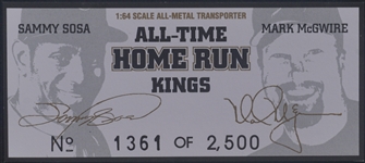 1998 Home Run Kings Limited Edition Collector's Truck