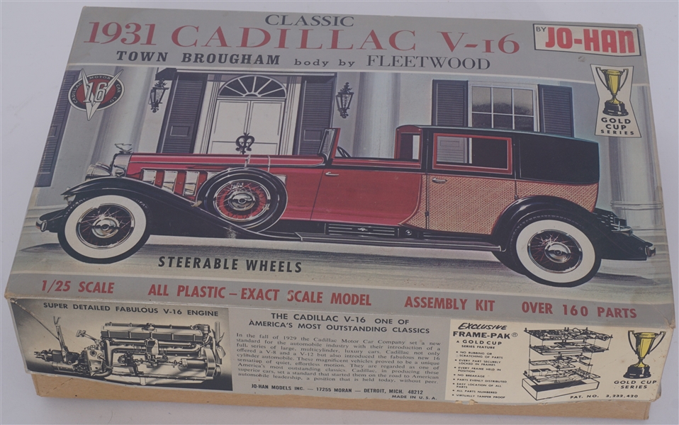 1931 Cadillac V-16 Model Car Assembly Kit