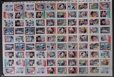 Uncut Sheet of Mickey Mantle Cards