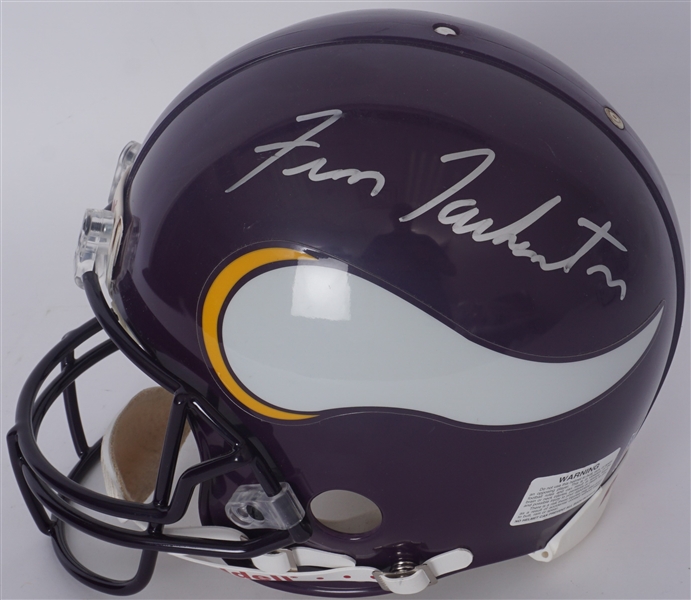Fran Tarkenton Autographed Minnesota Vikings Full Size Authentic Helmet Beckett