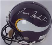 Fran Tarkenton Autographed Minnesota Vikings Full Size Authentic Helmet Beckett