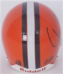 Jim Brown Autographed Cleveland Browns Mini Helmet Beckett
