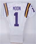 Warren Moon 1995 Game Issued & Autographed Minnesota Vikings Jersey w/ Dave Miedema LOA