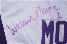 Warren Moon 1995 Game Issued & Autographed Minnesota Vikings Jersey w/ Dave Miedema LOA