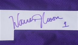 Warren Moon 1995 Game Issued & Autographed Minnesota Vikings Jersey w/ Dave Miedema LOA