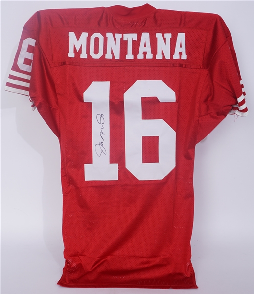 Joe Montana Autographed Authentic San Francisco 49ers Jersey Beckett