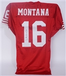 Joe Montana Autographed Authentic San Francisco 49ers Jersey Beckett