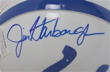 Jim Harbaugh Autographed Indianapolis Colts Mini Helmet Beckett