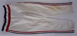 Roy Smalley Autographed Game Jersey & Unmatched Game Used Pants  