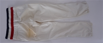 Roy Smalley Autographed Game Jersey & Unmatched Game Used Pants  