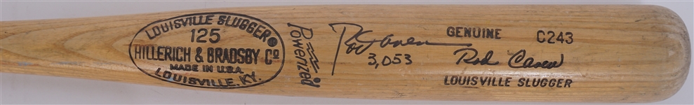 Rod Carew c. 1977-1979 Minnesota Twins Game Used & Autographed Bat PSA/DNA GU 9