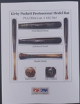 Kirby Puckett c. 1991-1992 Minnesota Twins Game Used & Autographed Bat PSA/DNA GU 8.5