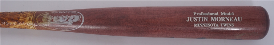 Justin Morneau 2005 Minnesota Twins Game Used Bat w/ Team Provenance