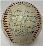 Baltimore Orioles 1967 Team Signed Baseball Beckett